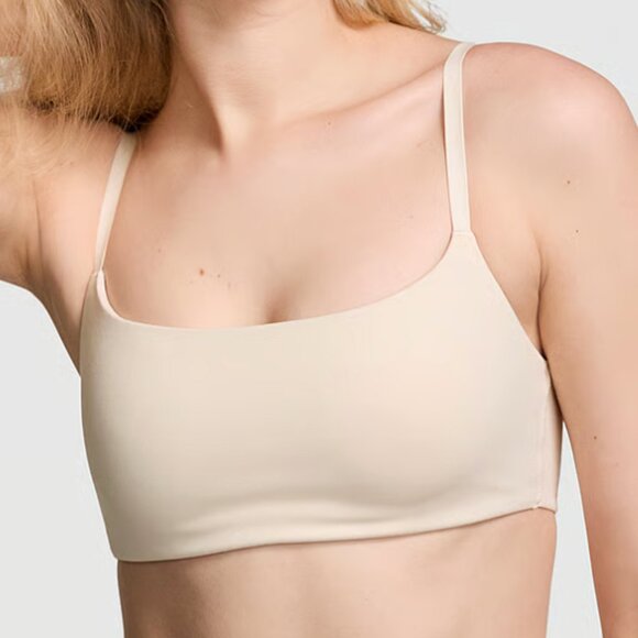 PINK Victoria's Secret Relay Square-Neck Sports Bra - XLarge - NWT - Picture 1 of 8